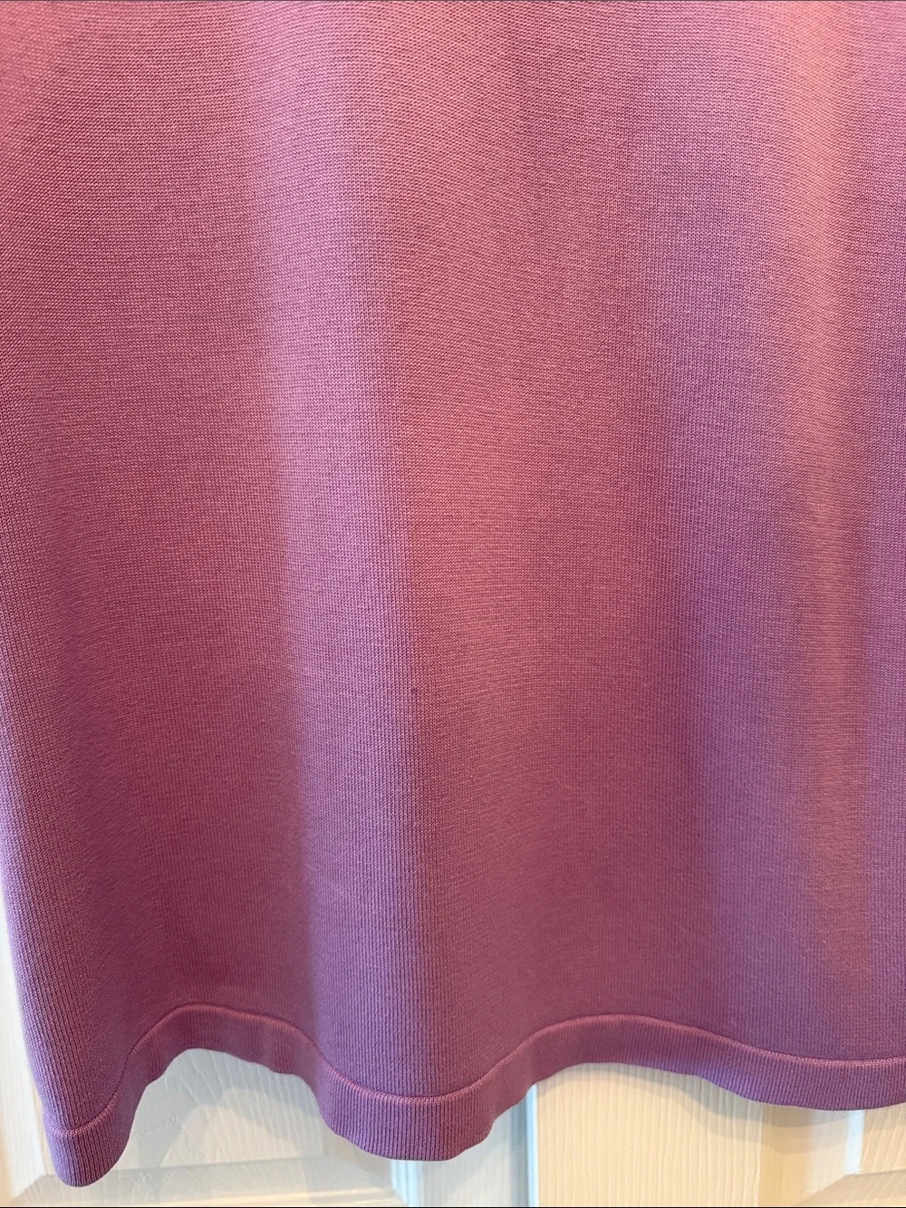 Chico's Lavender Cowl-Neck Short Sleeve Sweater